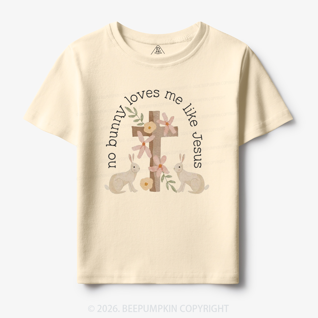 No Bunny Loves Me Like Jesus Toddler&Kid's Tees