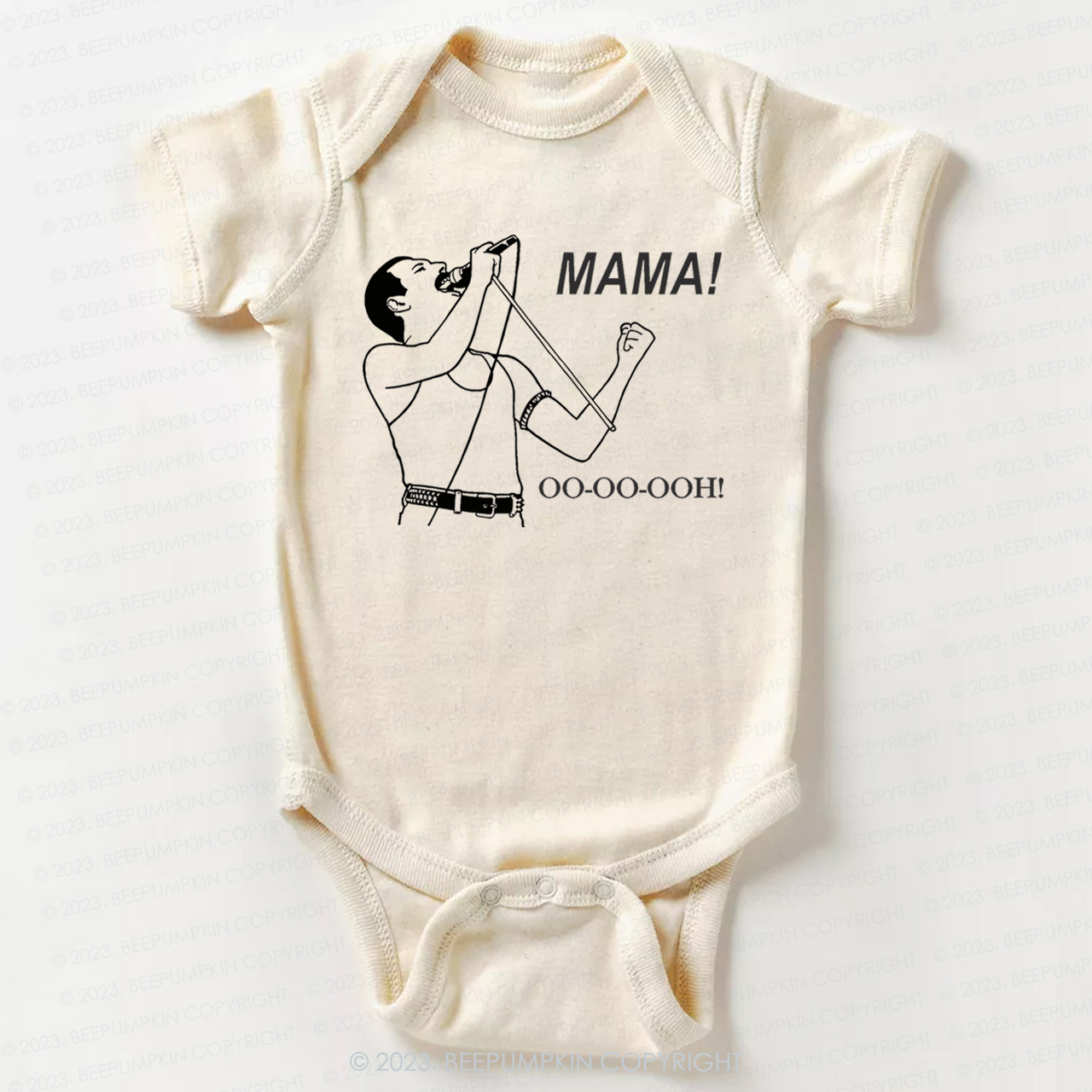 Mama Oo - Oo - Ooh - Queen Bodysuit For Baby