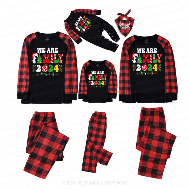 We Are Family Christmas Matching Pajamas Beepumpkin
