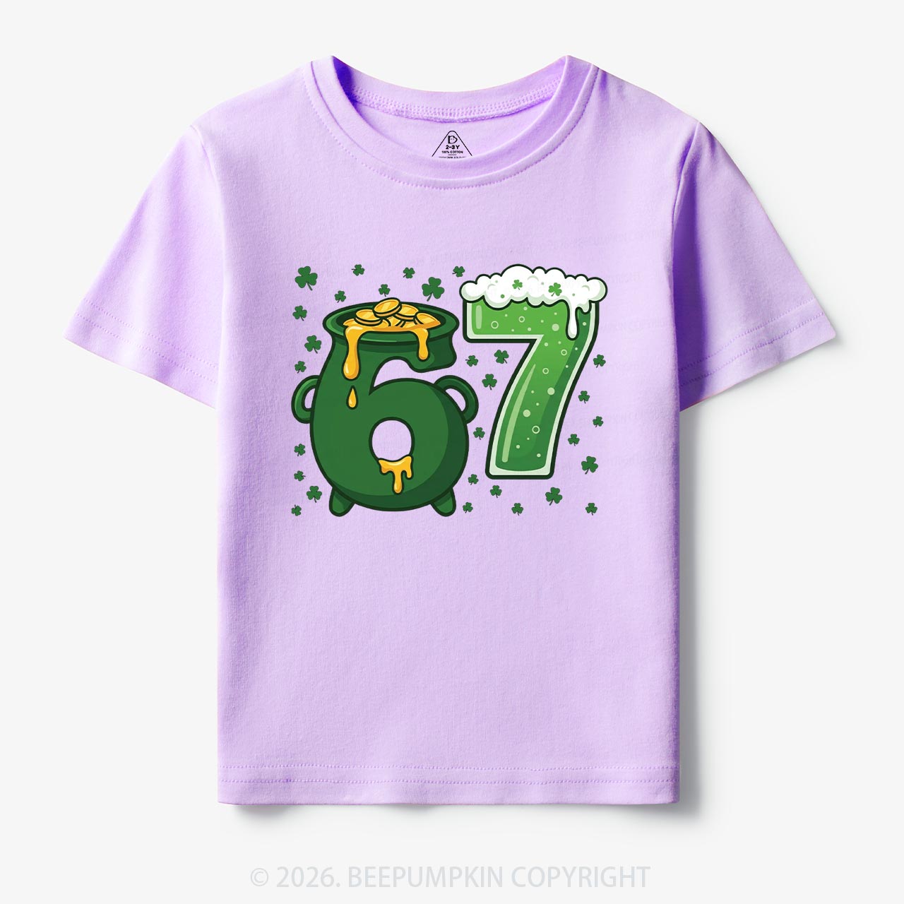 Six Seven St Patrick's Day Toddler&Kid's Tees Beepumpkin