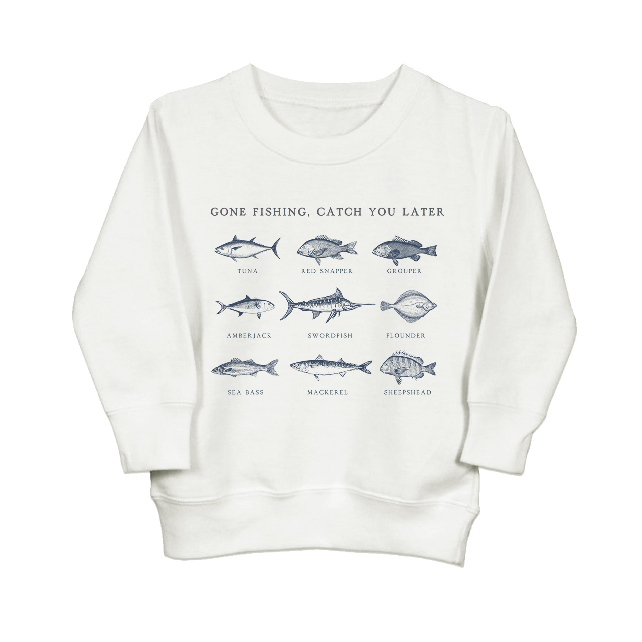 Cute Fishing Natural Sweatshirt For Kids Sale-Beepumpkin™
