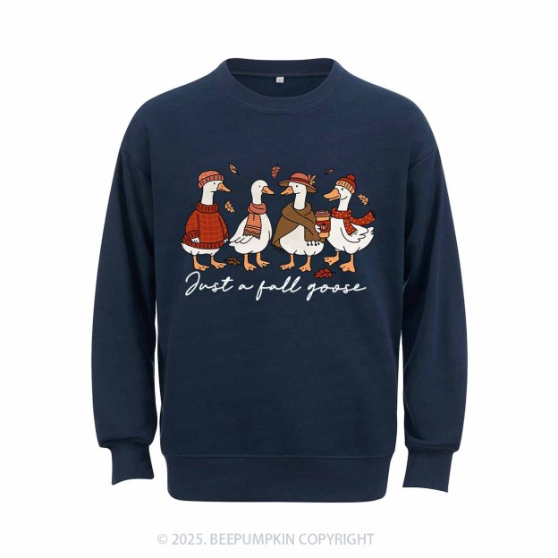 Funny Cozy Goose Fall Sweatshirt Beepumpkin
