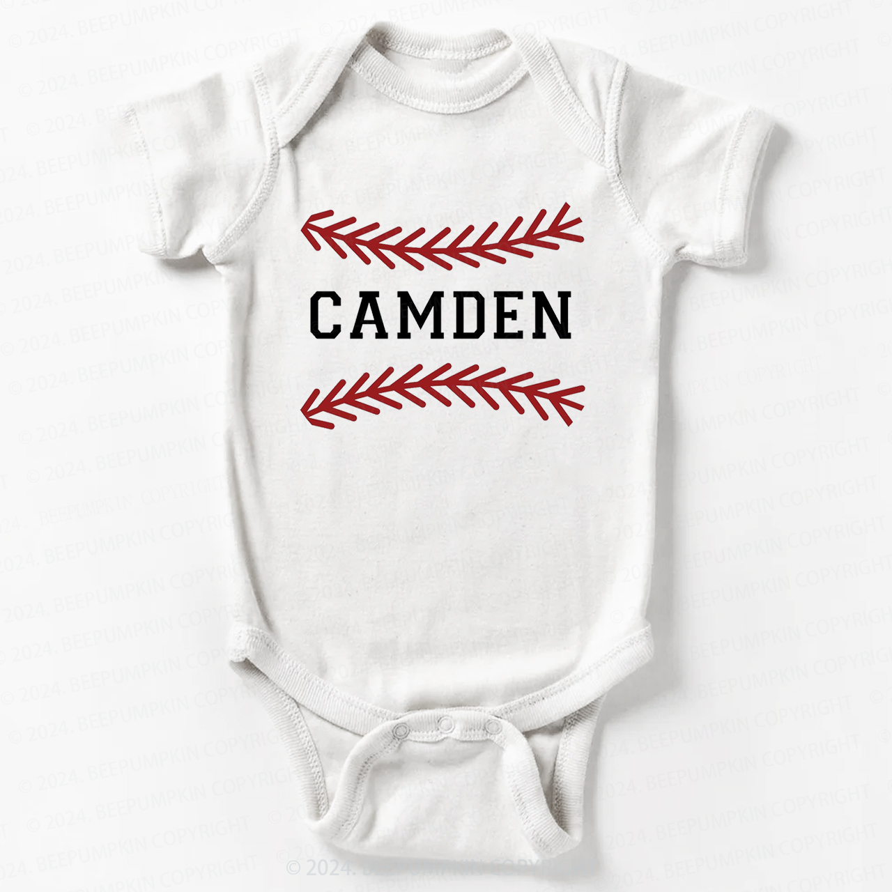 Personalized Baseball Bodysuit For Baby 