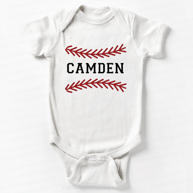 Personalized Baseball Bodysuit For Baby 