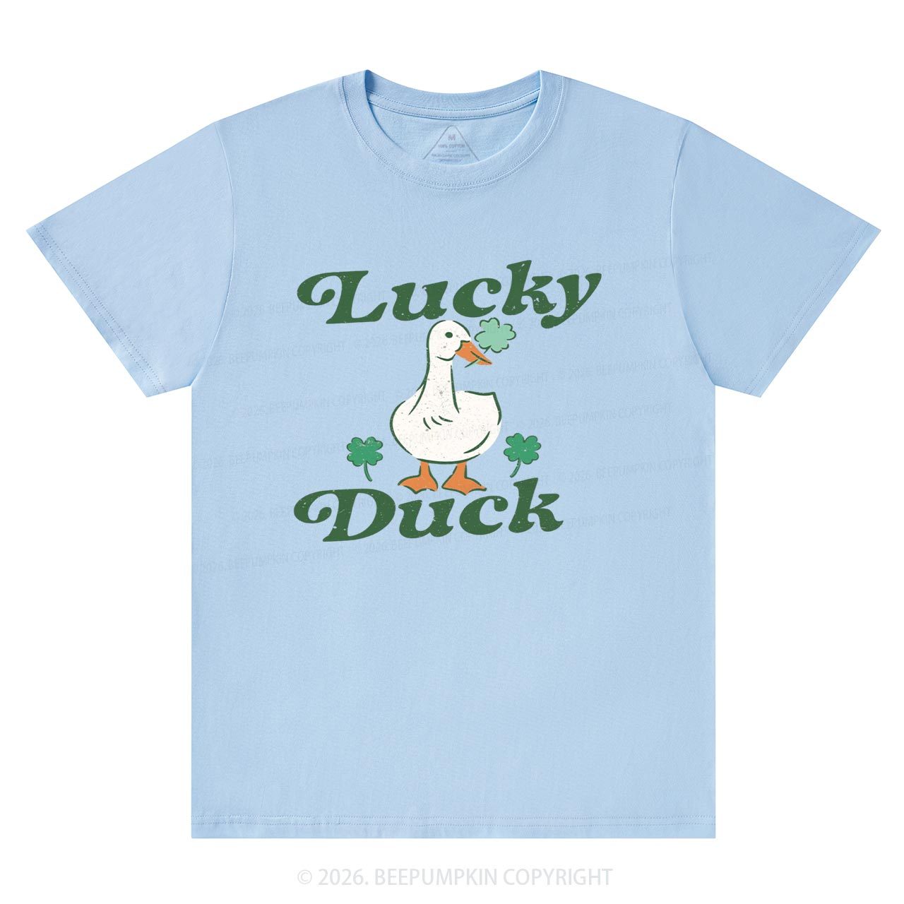Lucky Duck St Patrick's Day T-Shirts Beepumpkin