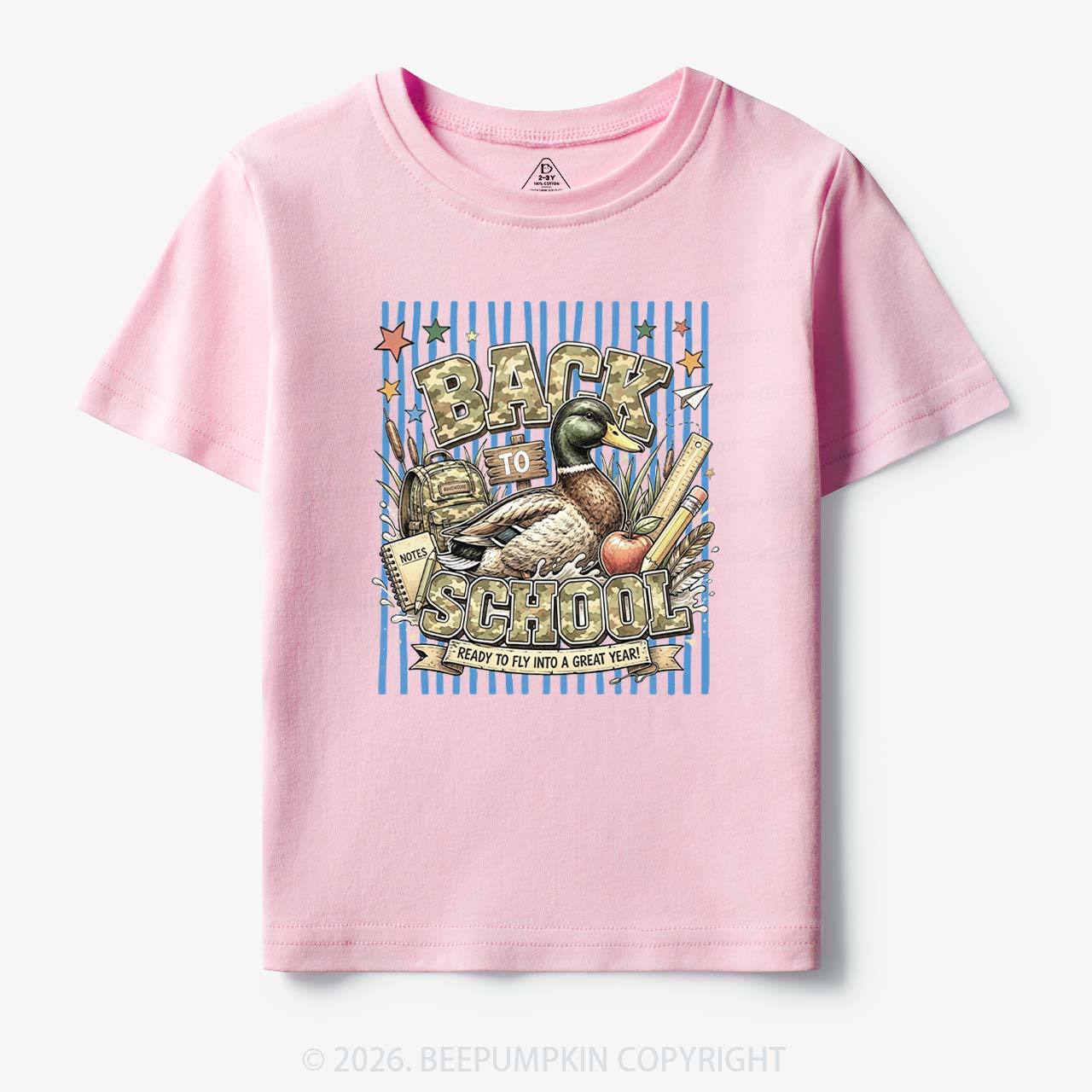 Mallard Duck Back To School Toddler&Kid's Tees