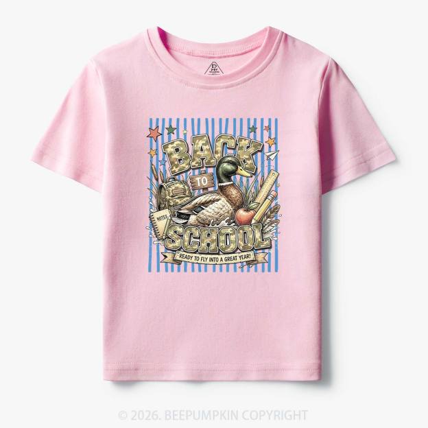 Mallard Duck Back To School Toddler&Kid's Tees