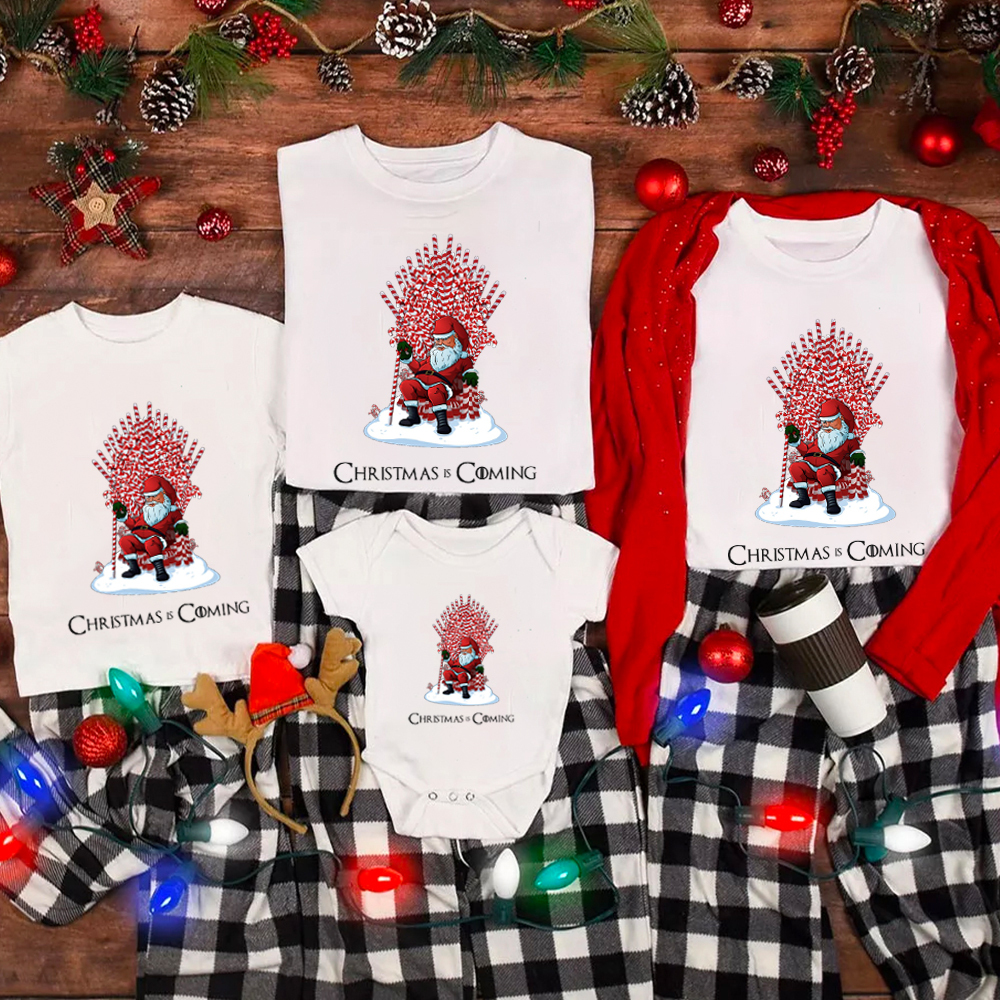 Christmas Coming Family Matching Shirt