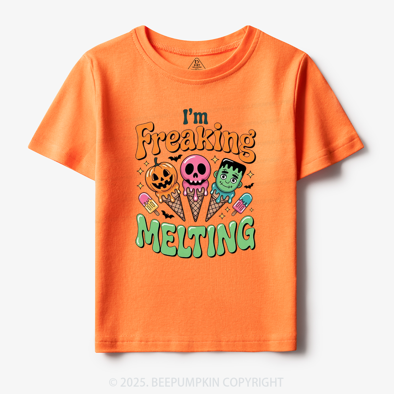 I’m Freaking Melting Halloween Toddler&Kid's Tees Beepumpkin