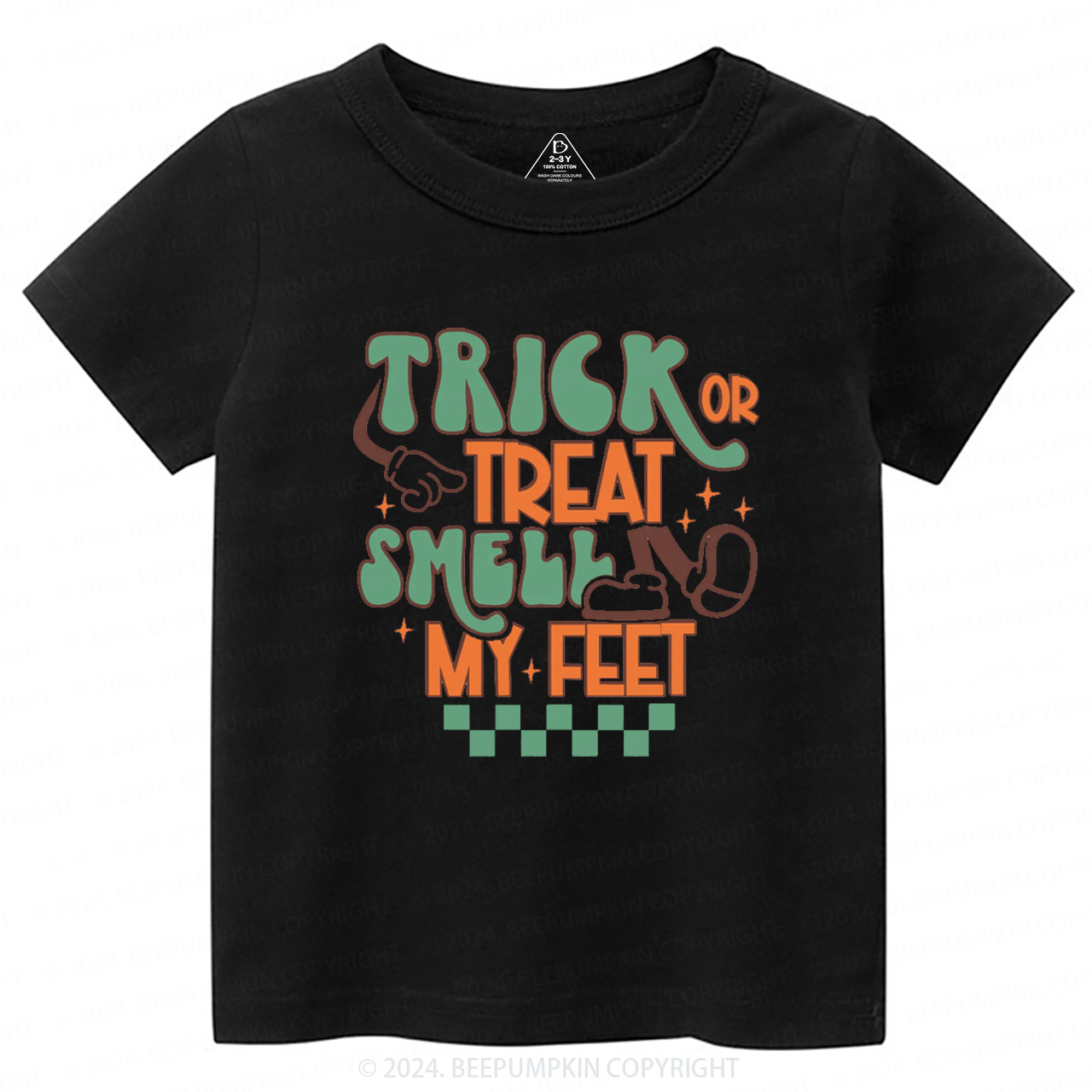 Trick Or Treat Smell My Feet Toddler&Kids Tees 