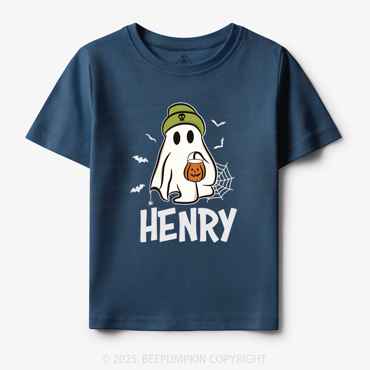 Personalized Ghost Name Toddler&Kid's Tees Beepumpkin