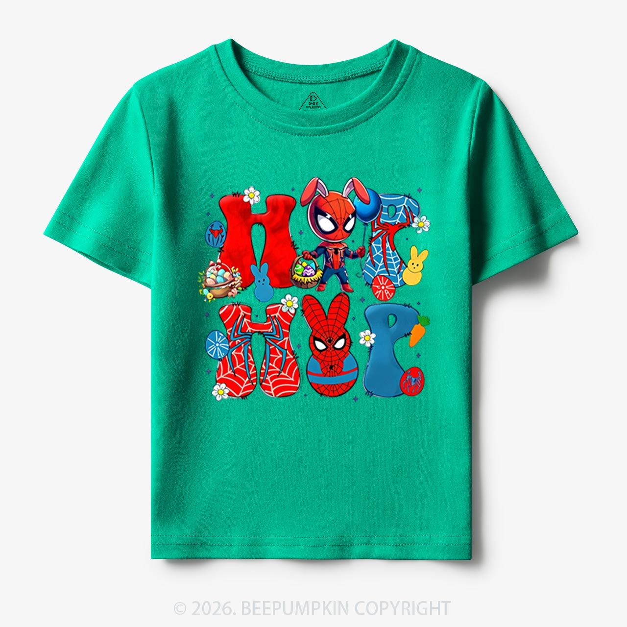 Cartoon Easter Bunny Toddler&Kid's Tees Beepumpkin