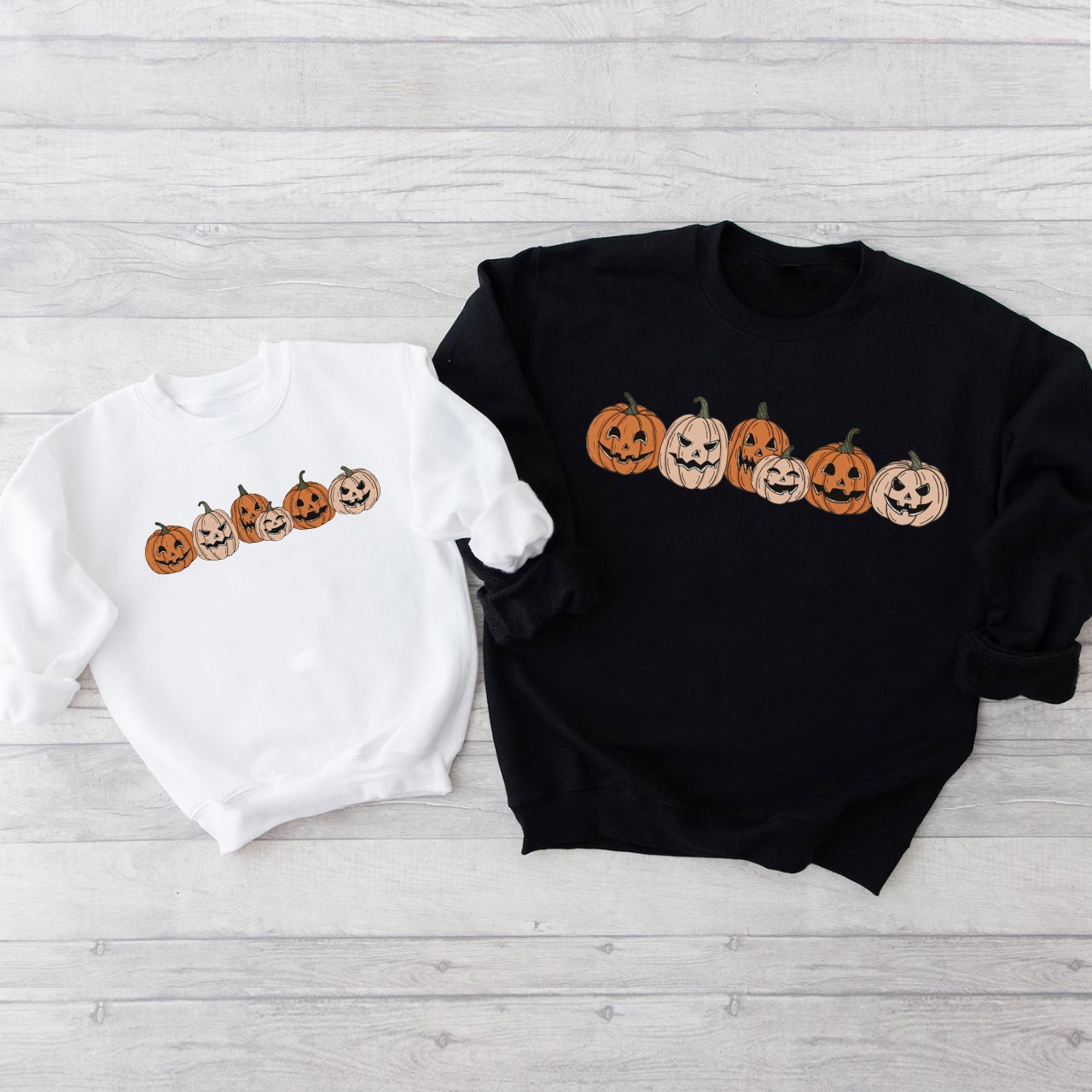 Fall Pumpkin Sweatshirts For Family