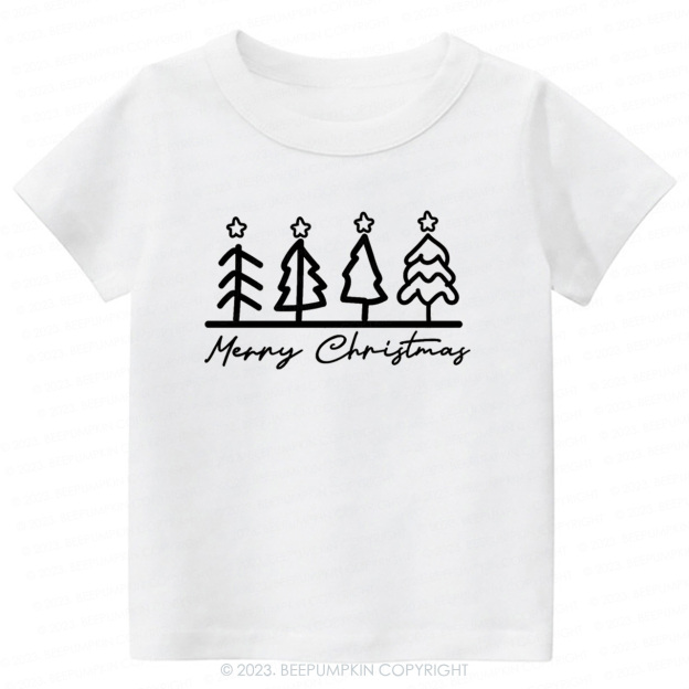 Natural Toddler Tee Christmas Tree Beepumpkin