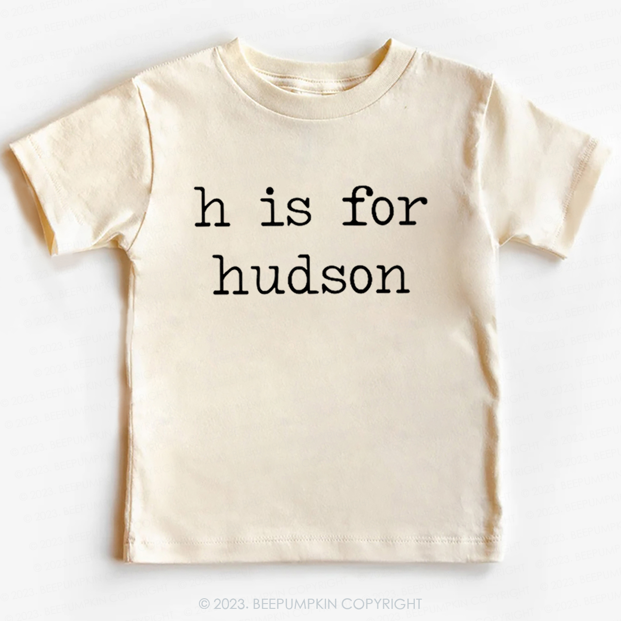 Personalized Vintage Letter Is For Name Toddler Shirt