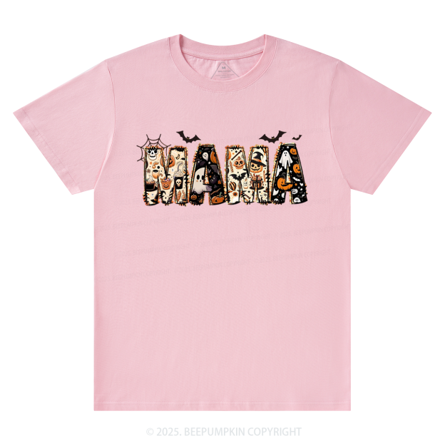 Personalized Halloween Mama T-Shirts Beepumpkin