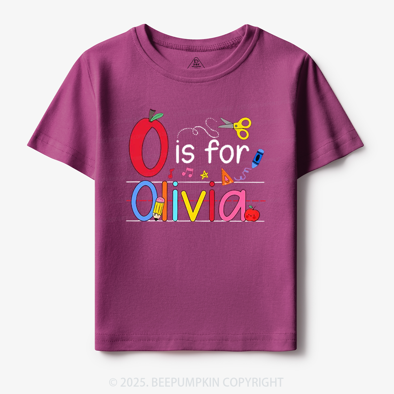 Personalized Interesting Kids Name Toddler&Kid's Tees Beepumpkin