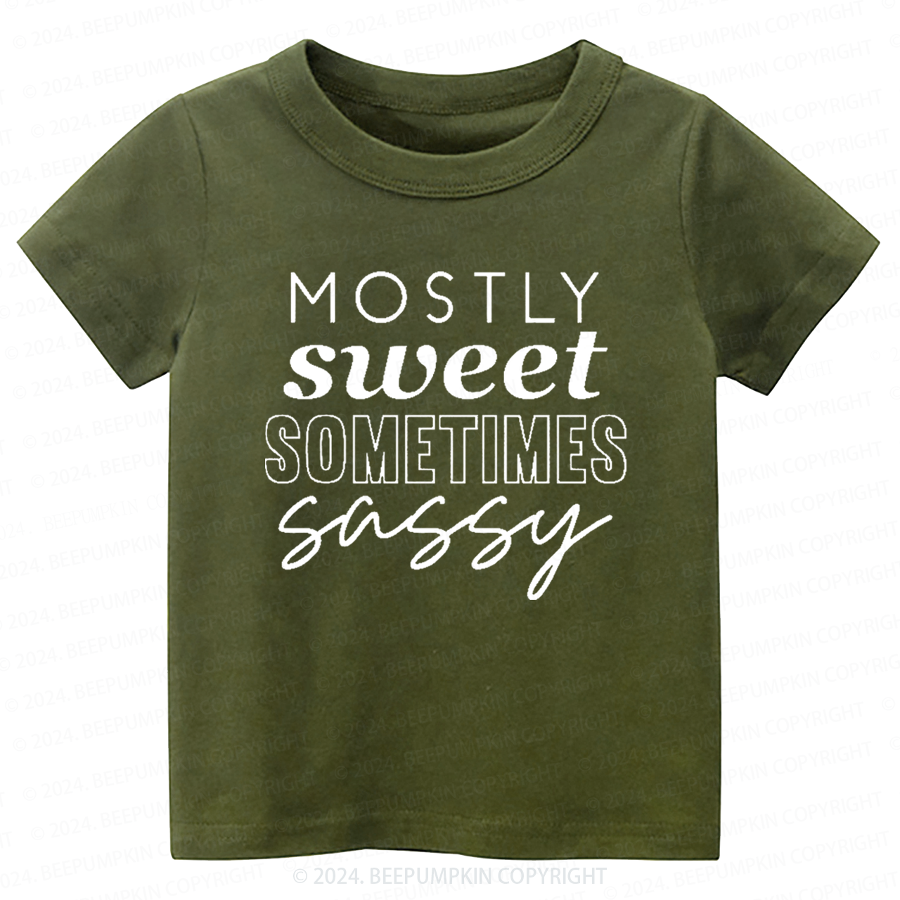 Mostly Sweet Sometimes Sassy Toddler&Kids Tees