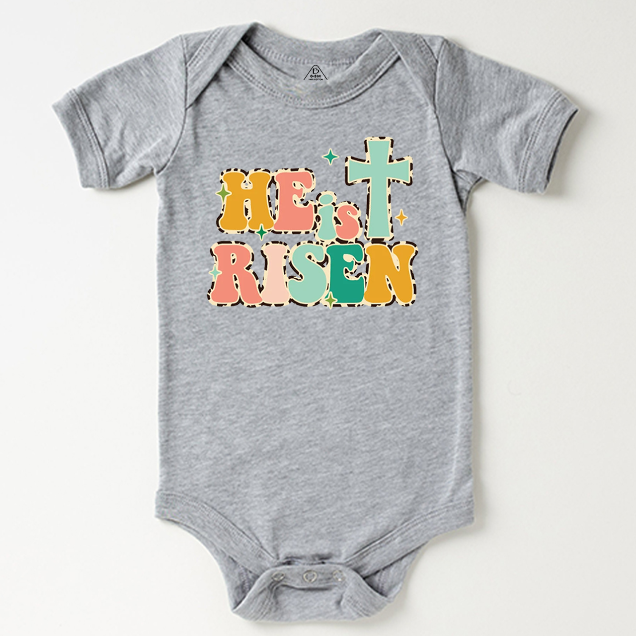 He Is Risen Easter Bodysuit Beepumpkin