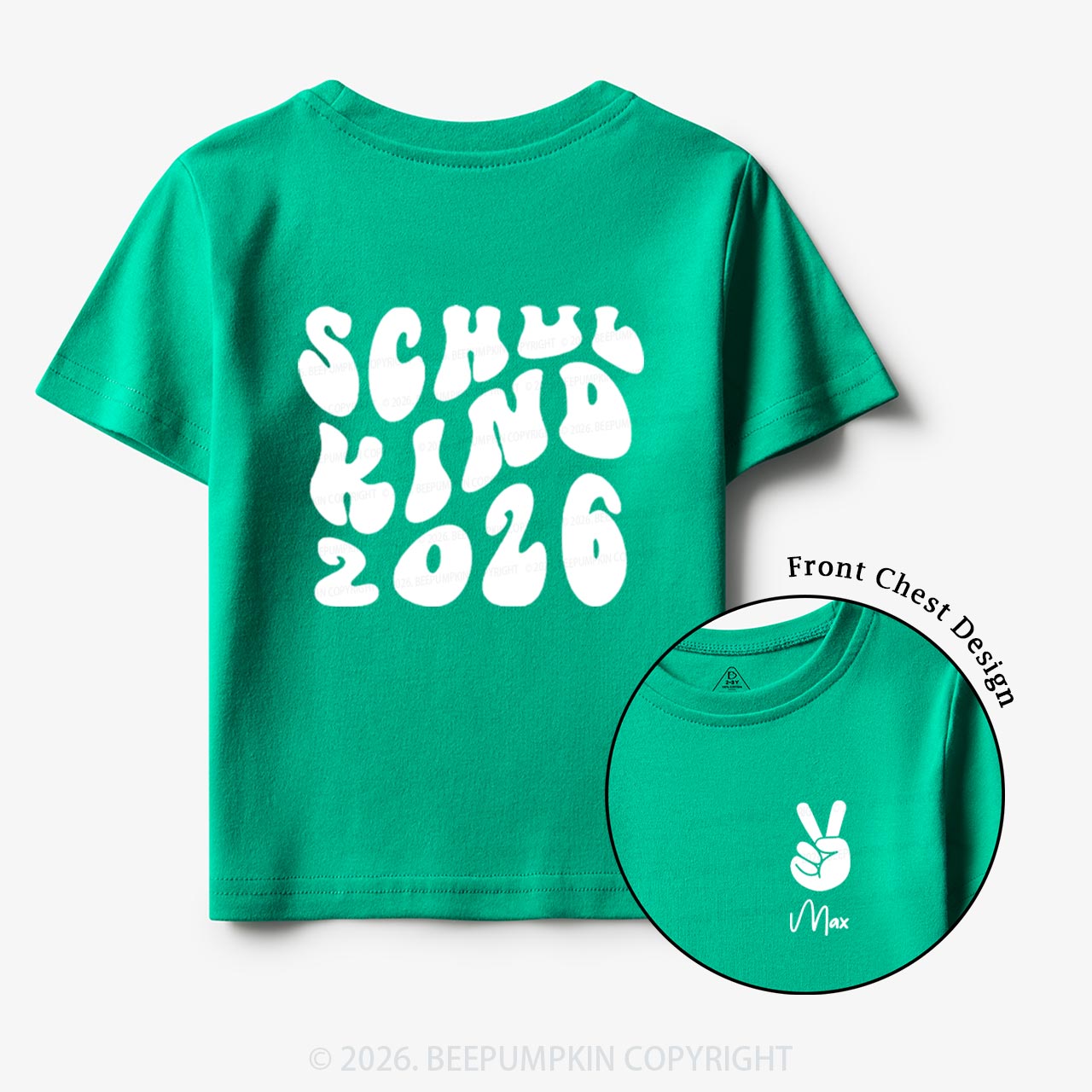 Personalized Schoolchild 2026 Back To School Gift Toddler&Kids Shirts