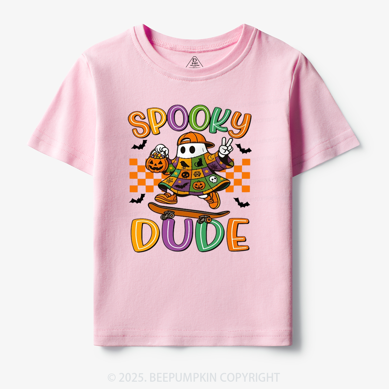 Spooky Dude Halloween Toddler&Kid's Tees Beepumpkin