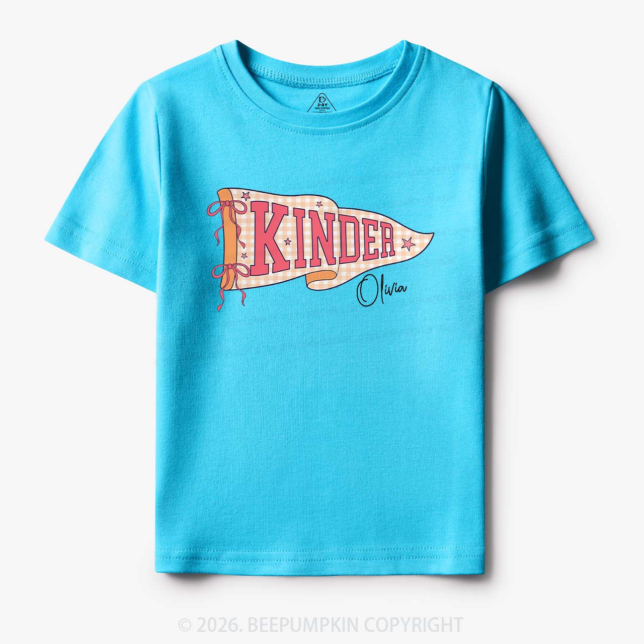 Personalized Name Grade Flag Collection Toddler&Kid's Tees