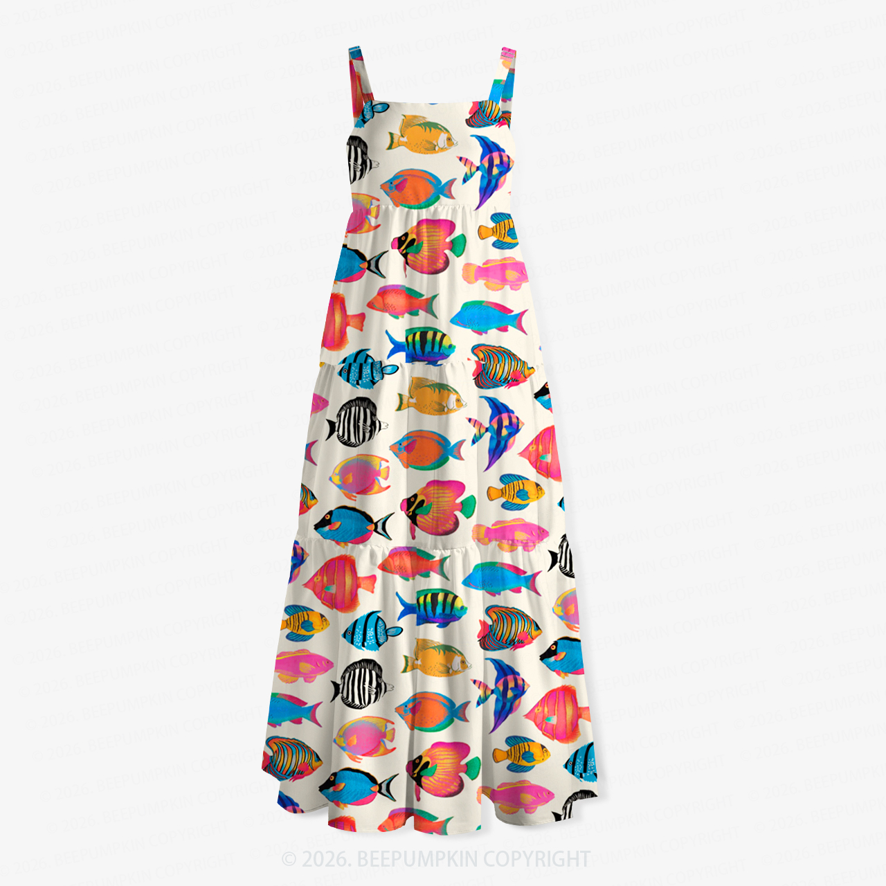 Tropical Reef Harmony Women’s Voile Cami Dress