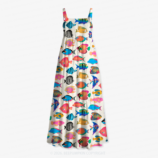 Tropical Reef Harmony Women’s Voile Cami Dress