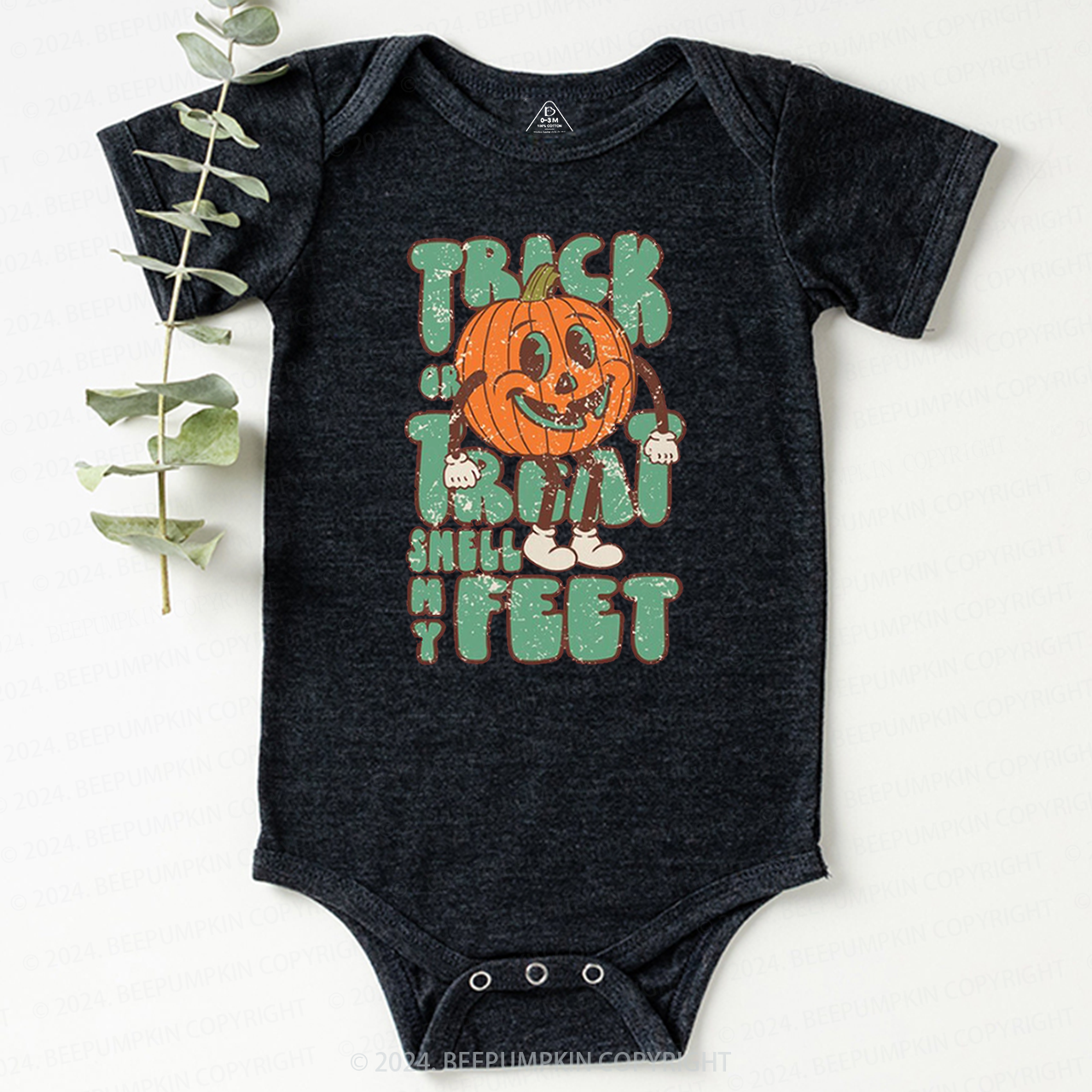 Trick Or Treat Smell My Feet Baby Bodysuits 
