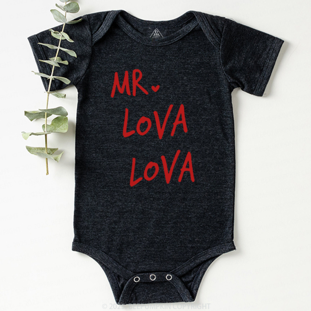 Mr Steal Your Heart Valentine Bodysuit Beepumpkin