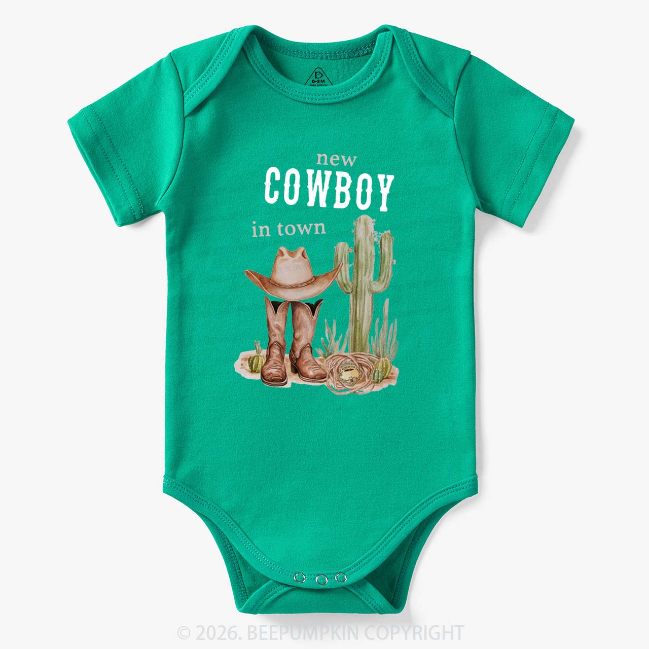 New Cowboy in Town Western Bodysuit