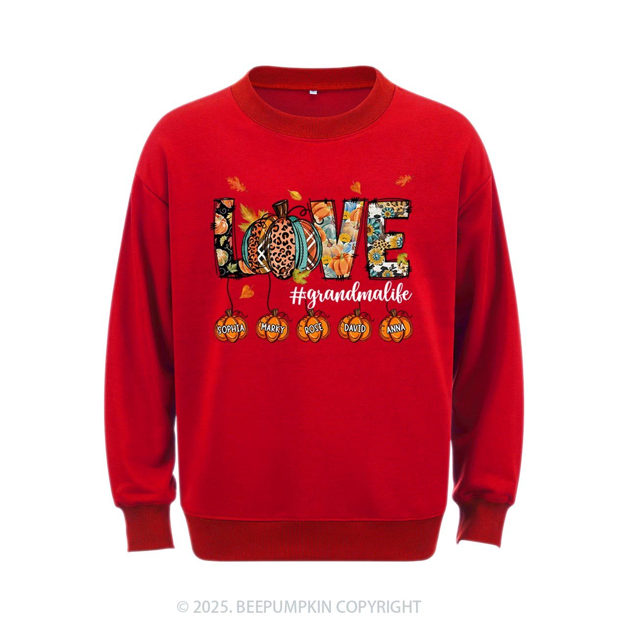 Personalized Love Grandma Life Sweatshirt Beepumpkin