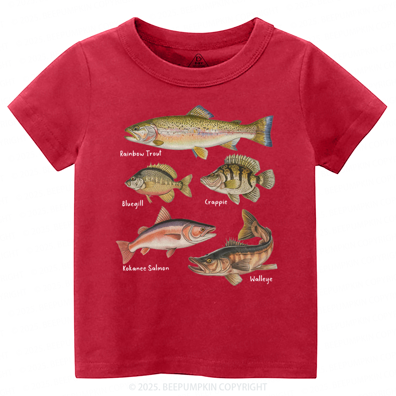 Lake Fish Field Guide Toddler&Kid's Tees Beepumpkin