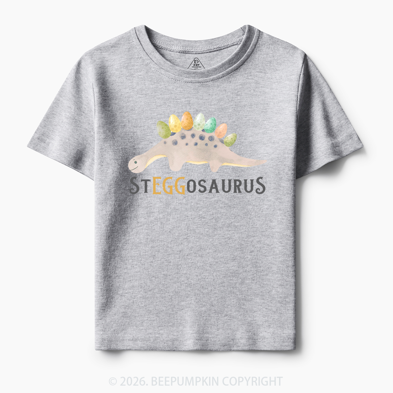 Steggosaurus Easter Toddler&Kid's Tees Beepumpkin
