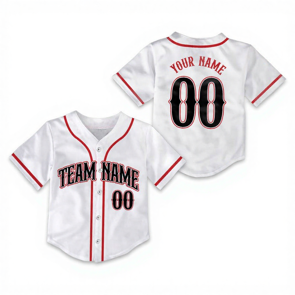 Personalized Name Toddler&Kid's Baseball Jersey Beepumpkin
