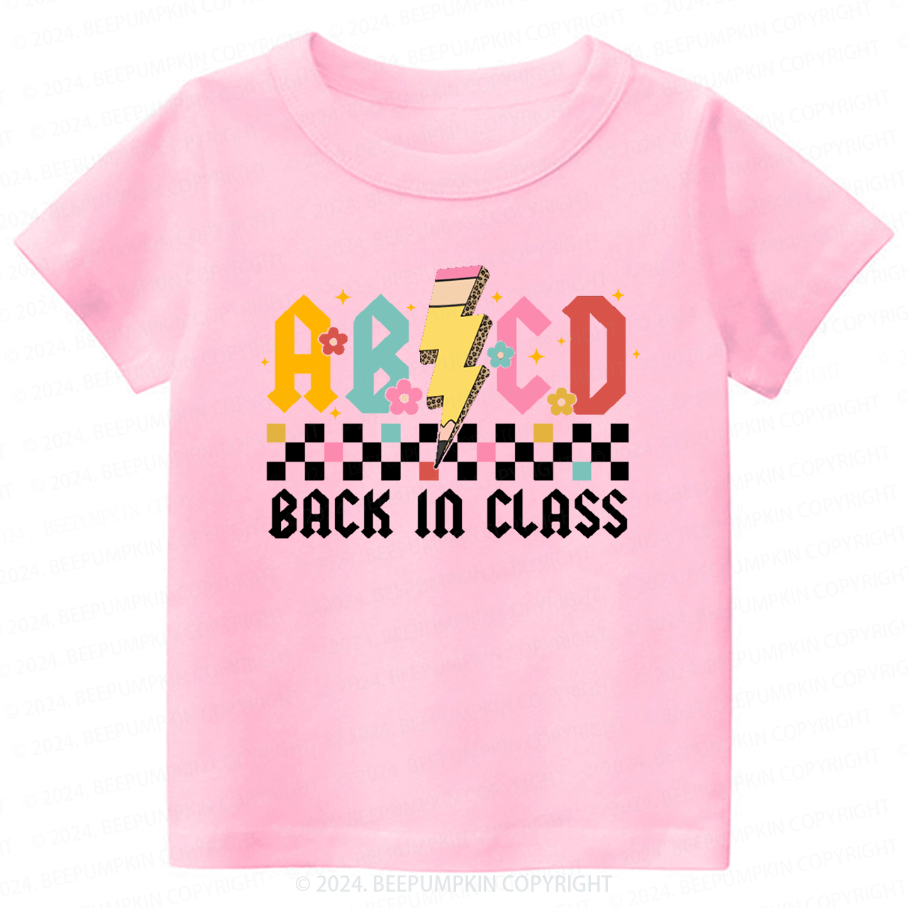  ABCD Back In Class Back to School Shirt 