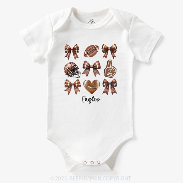 Personalized Football Bodysuit Beepumpkin