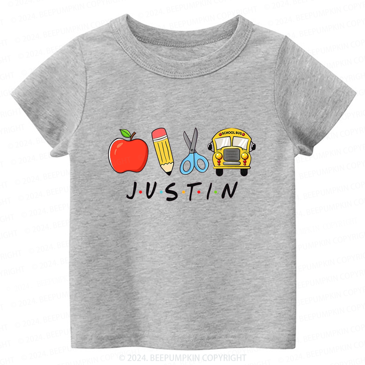 Personalized Cute Letter Back To School Shirt 