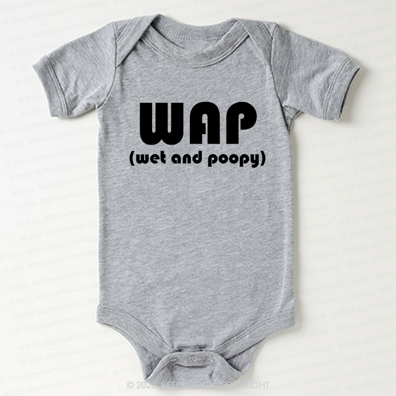 Funny Wap Wet And Poopy Bodysuit For Baby