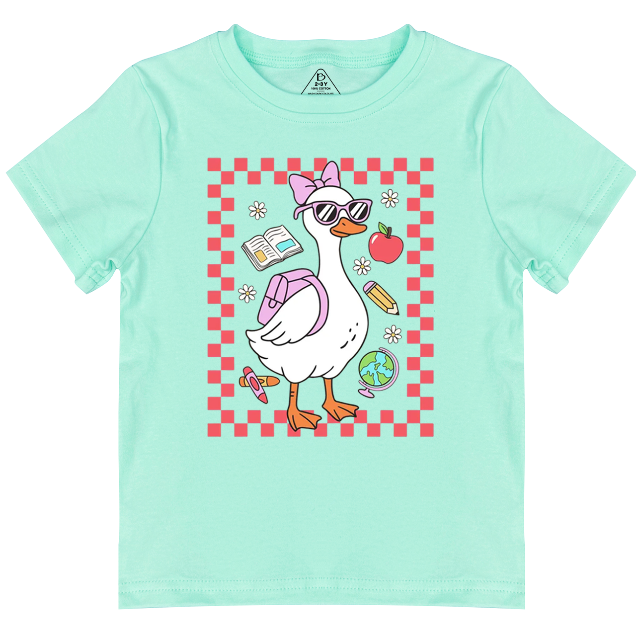 Back To School Girl Goose Toddler&Kid's Tees Beepumpkin