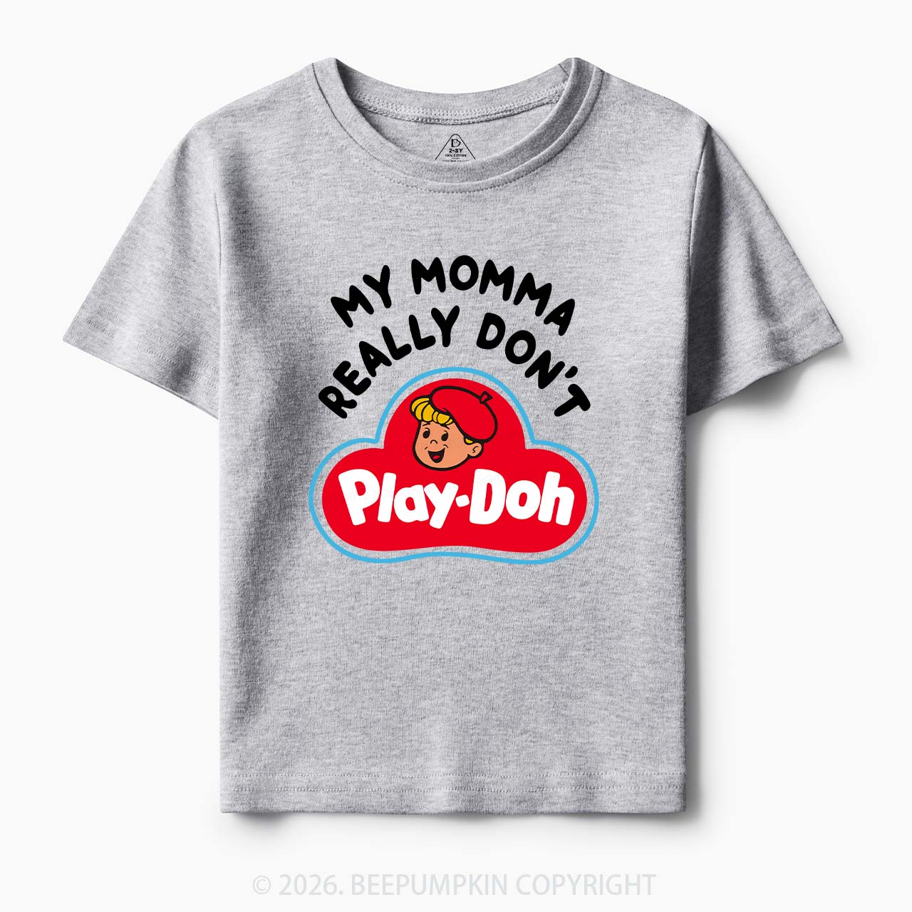 My Momma Really Don't Play-Doh Kids T-Shirt Beepumpkin