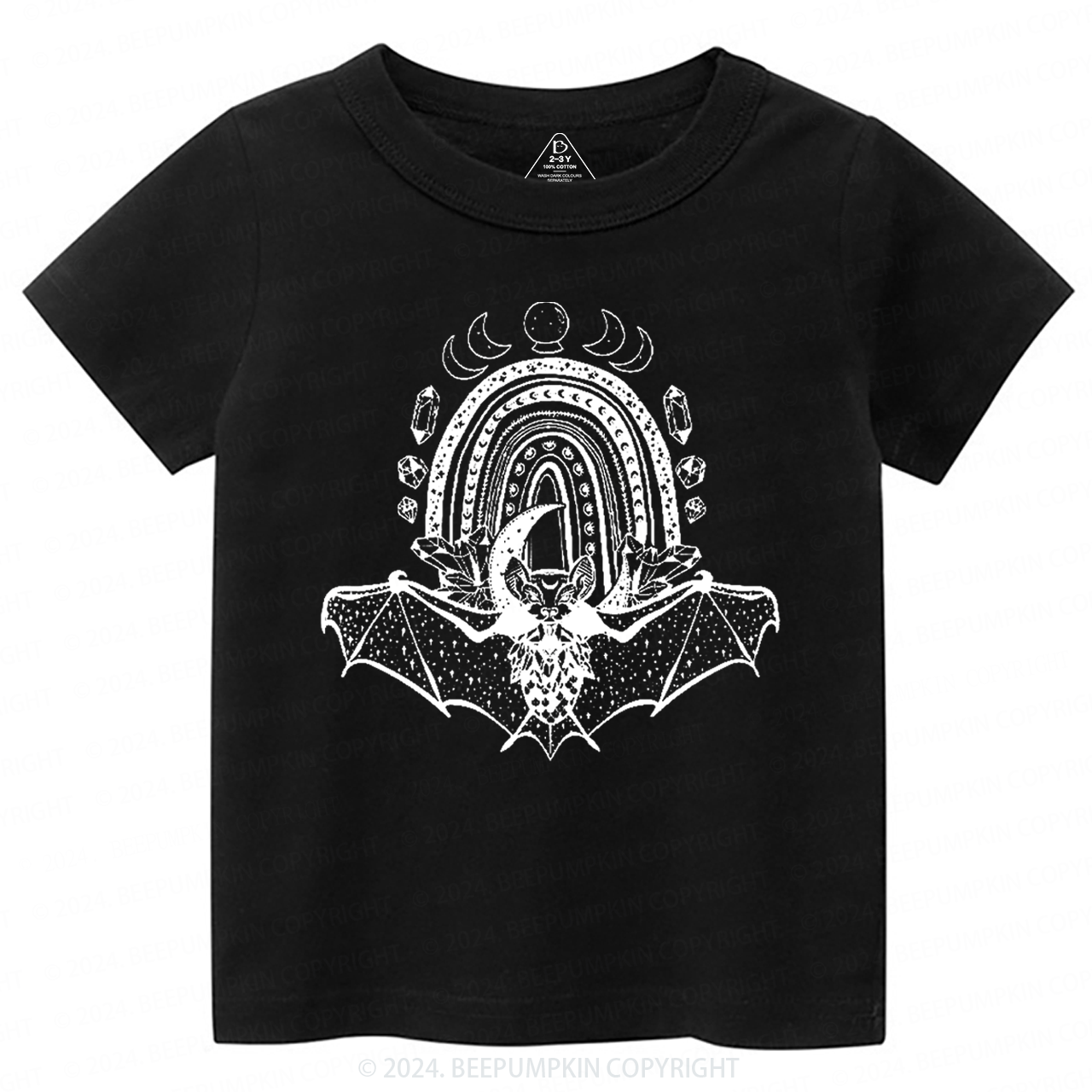 Cute Bat Halloween Toddler&Kids Tees 