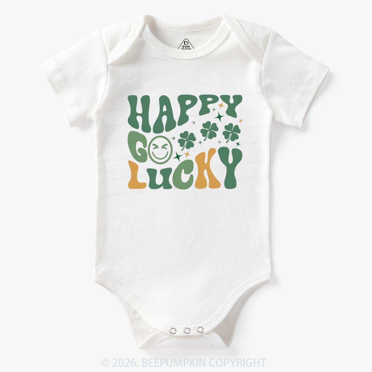 Happy Go Lucky Retro Bodysuit