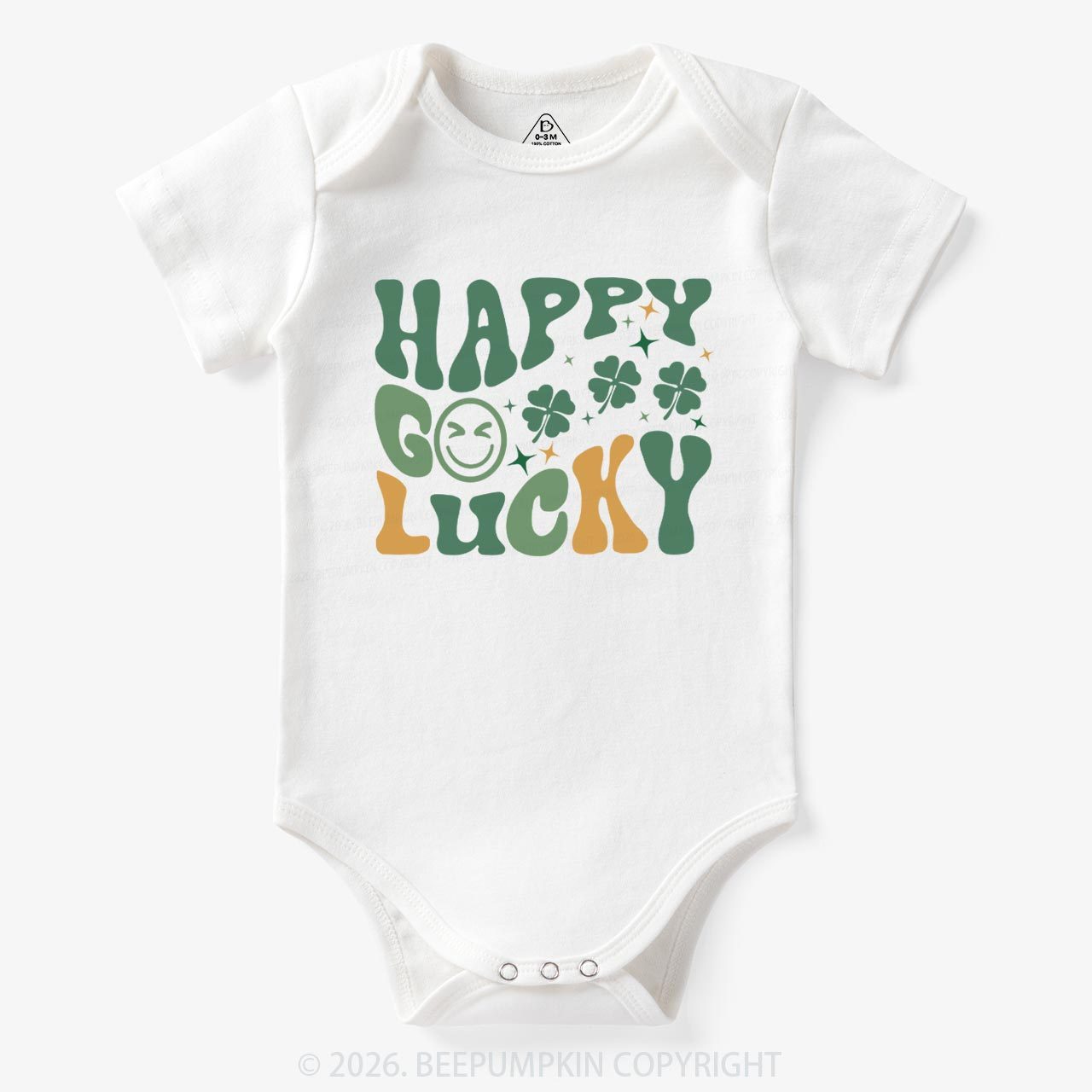 Happy Go Lucky Retro Bodysuit