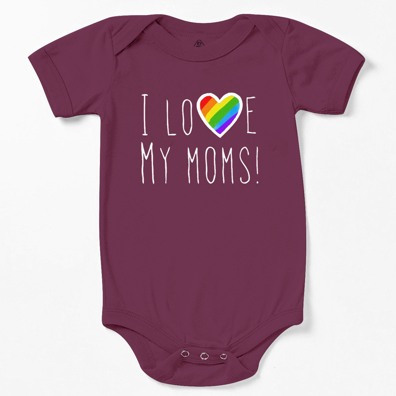 I Love My Moms! LGBTQ Bodysuit Beepumpkin