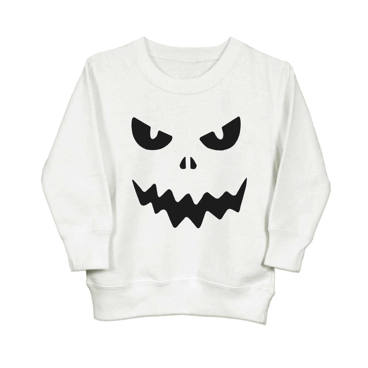 Halloween Terror Face Kids Sweatshirt