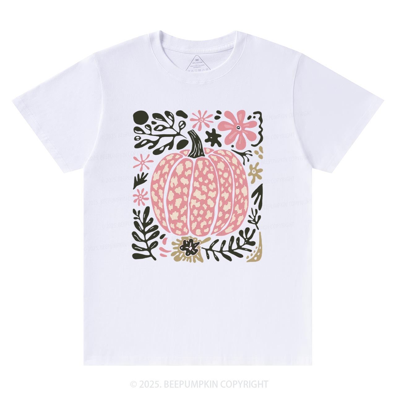 Leopard Pink Pumpkin T-Shirts Beepumpkin