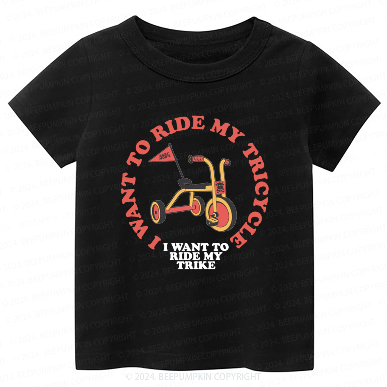 Queen Ride My Trike Toddler&Kids Tees 8