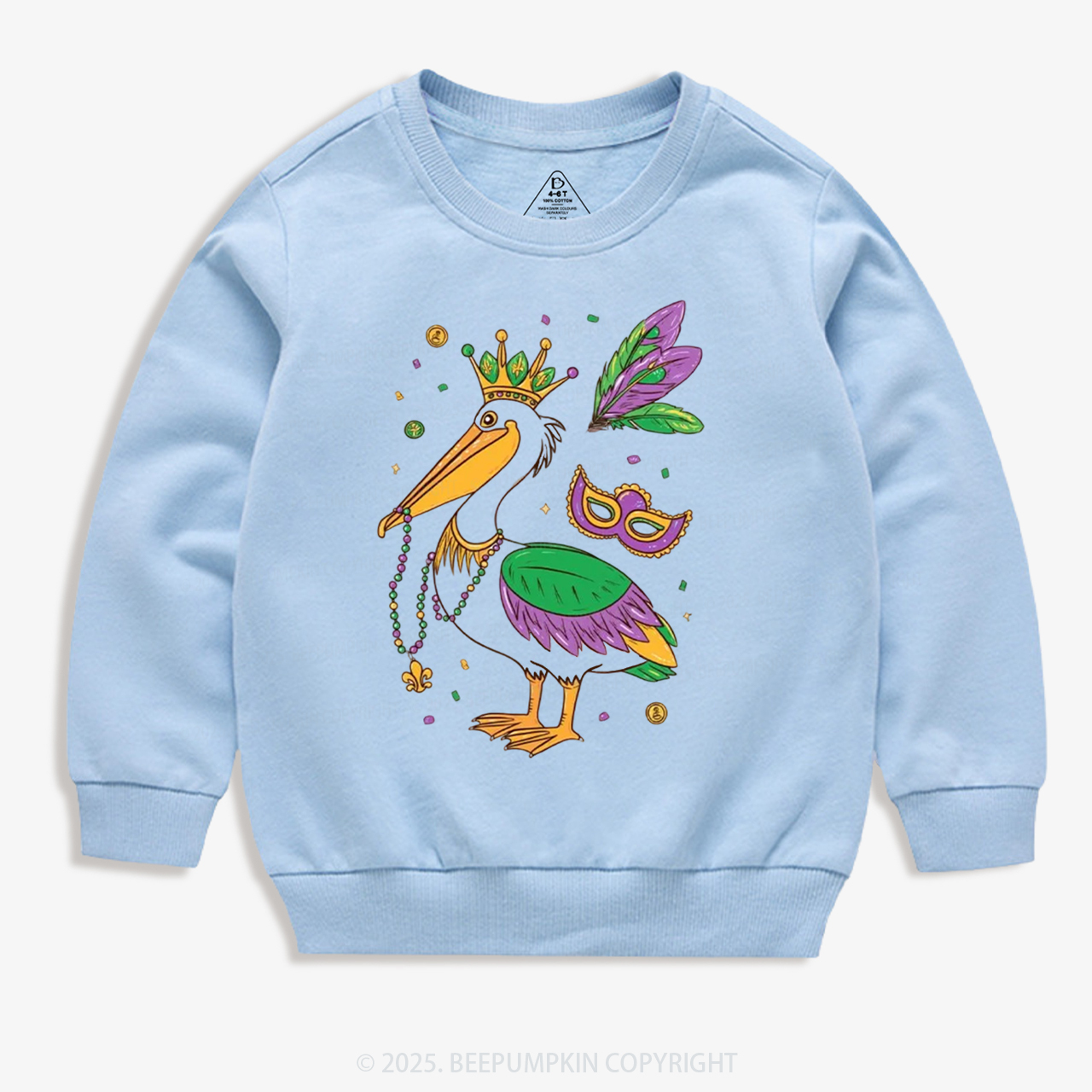 Beads & Feathers Fun Kid's Sweatshirt