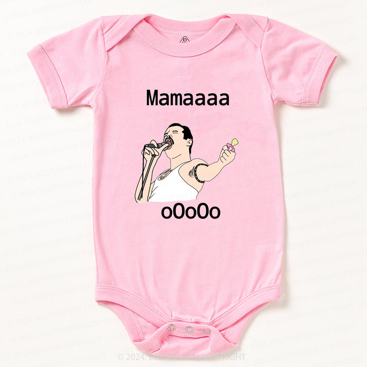 Funny Shout Mama Ooo Baby Bodysuit 8